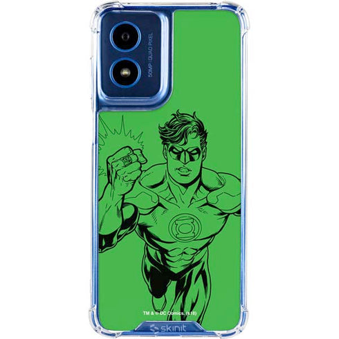 DC Comics Green Lantern Comic Pop Moto G 5G (2024) Clear Case